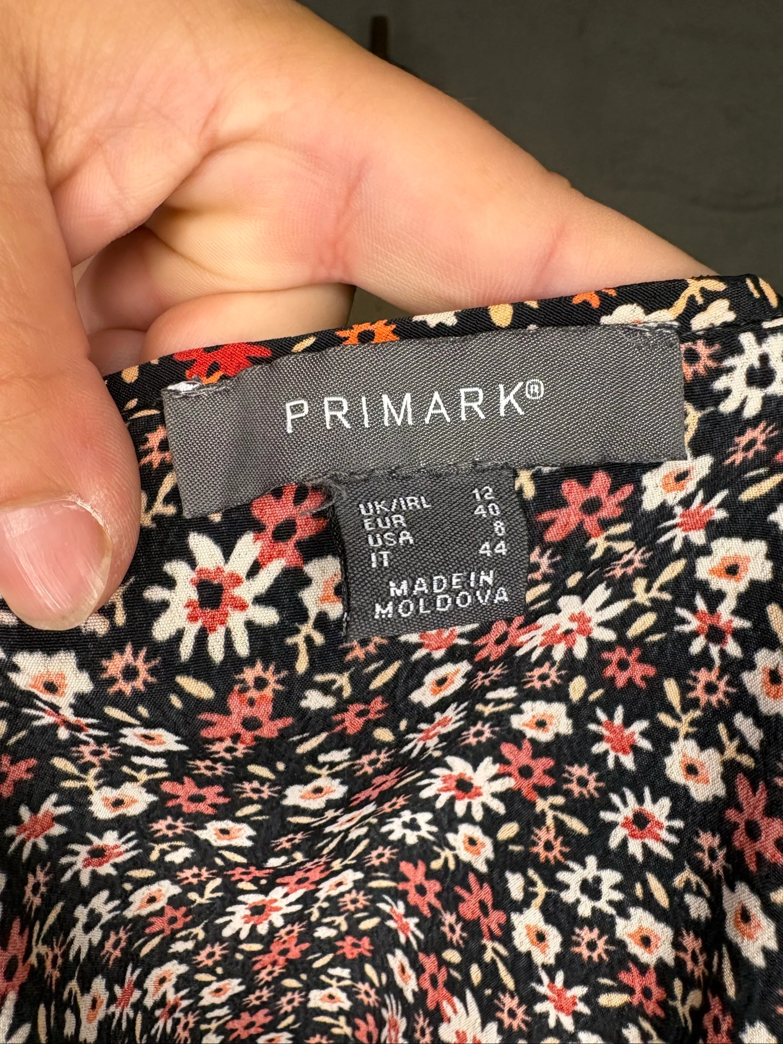 Primark long-sleeved floral blouse size 40 – photo 4
